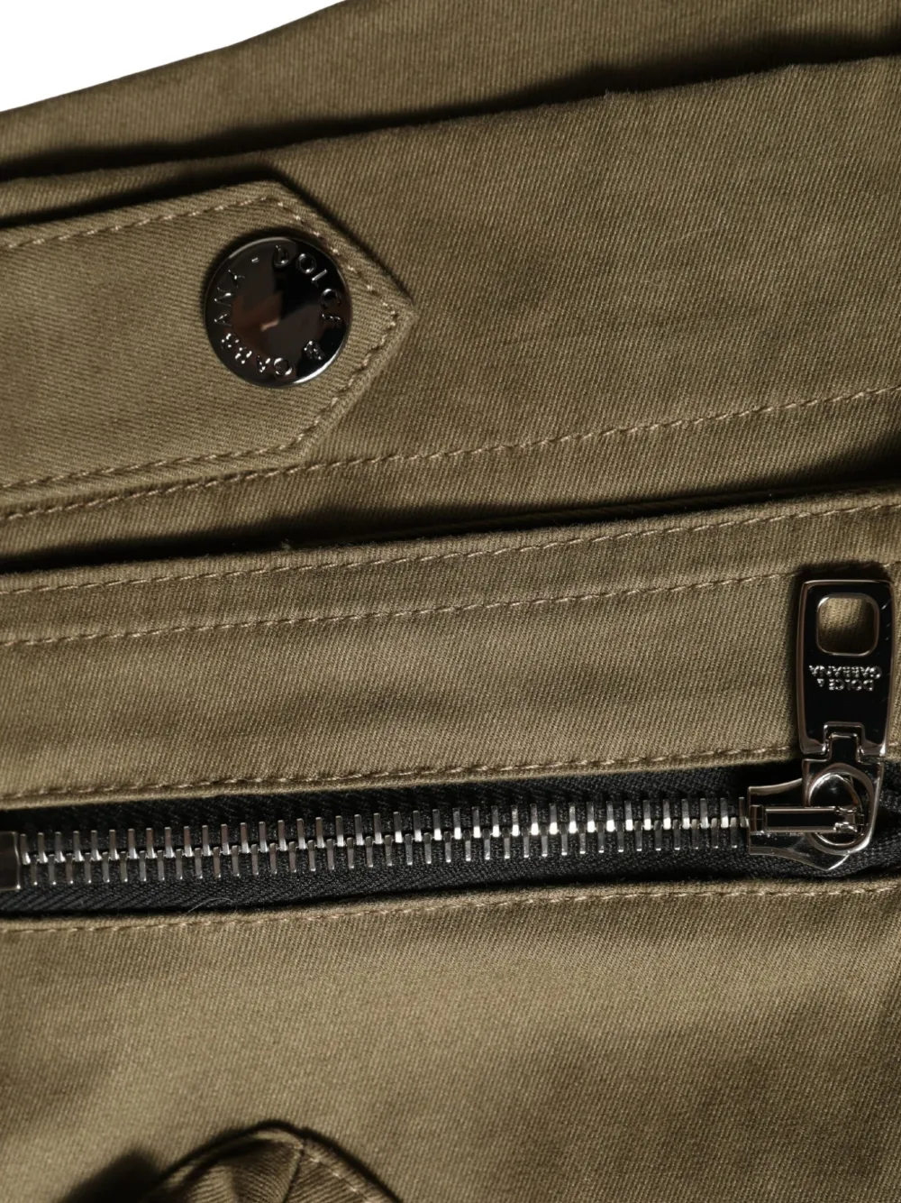 Dolce & Gabbana cargo cotton shorts Groen