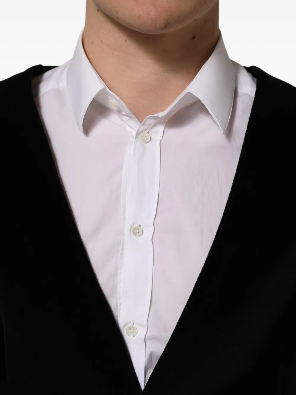 Dolce & Gabbana single-breasted waistcoat Zwart