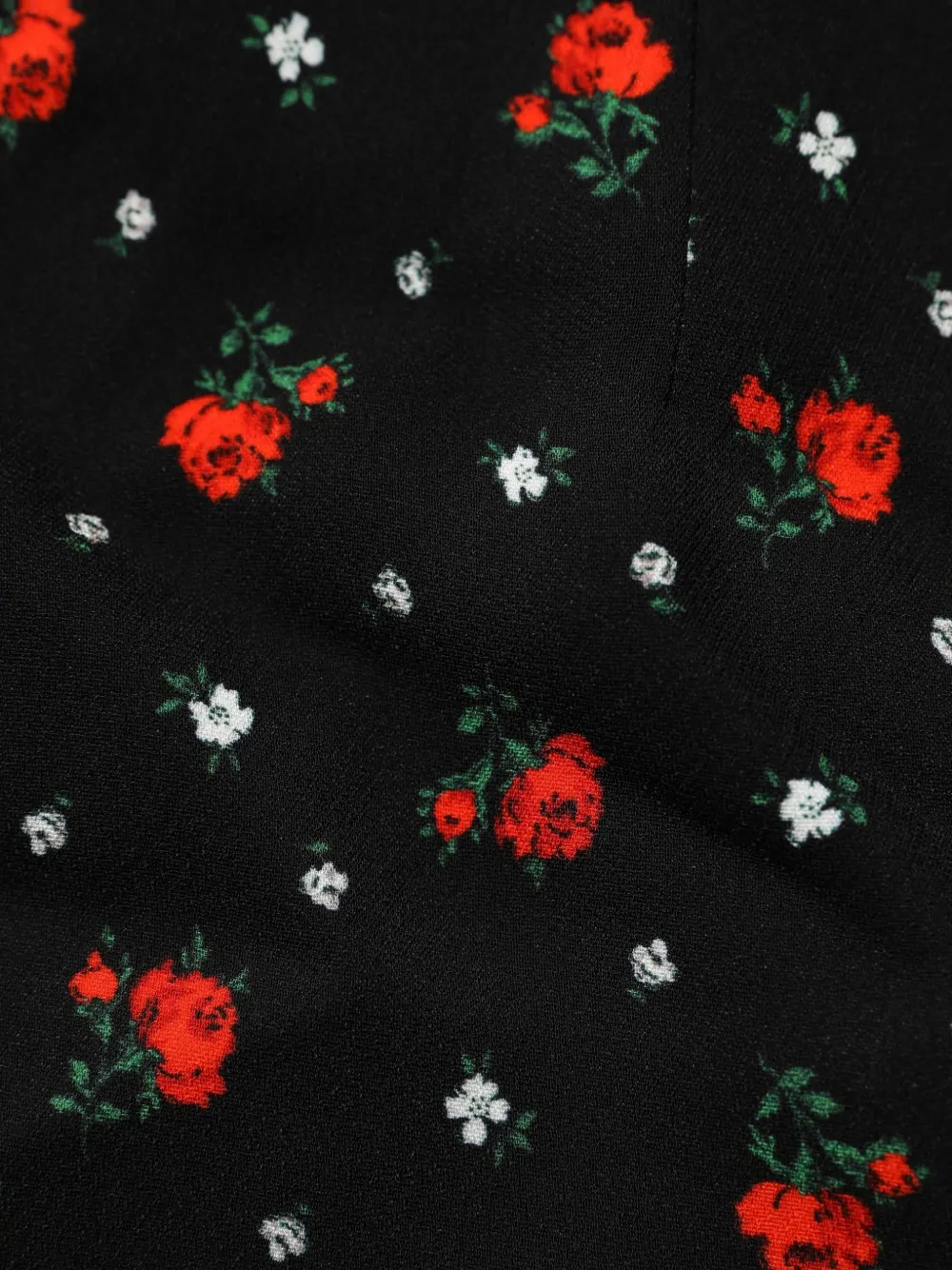 Dolce & Gabbana floral-print high-waisted shorts Zwart