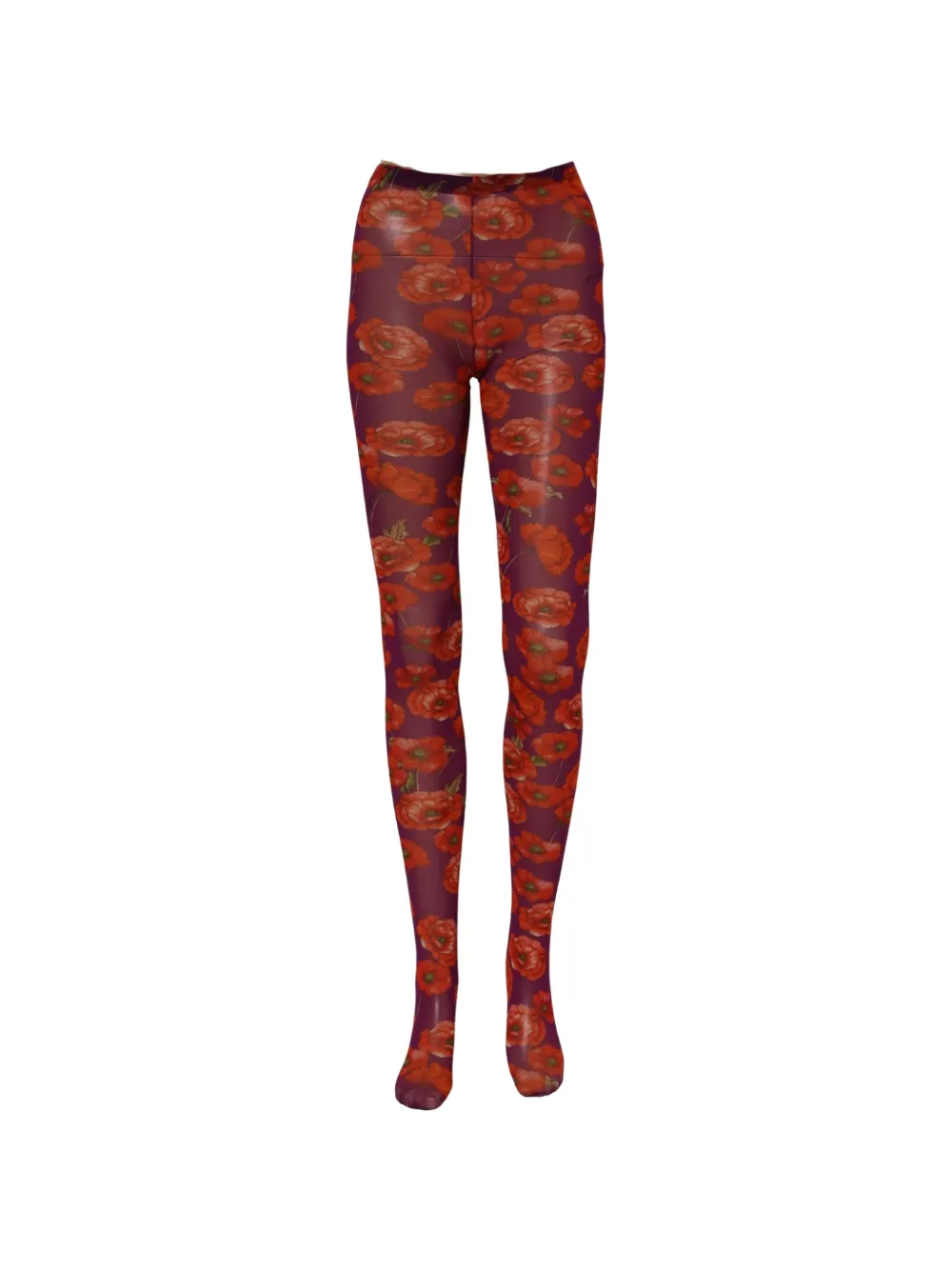 Dolce & Gabbana floral-print tights - Viola