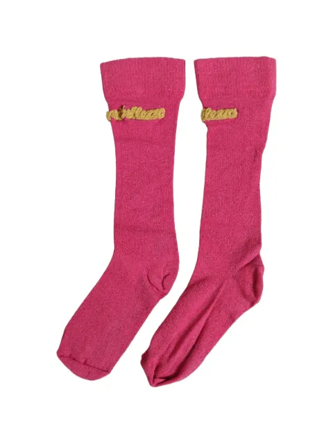 Dolce & Gabbana embroidered mid-calf socks