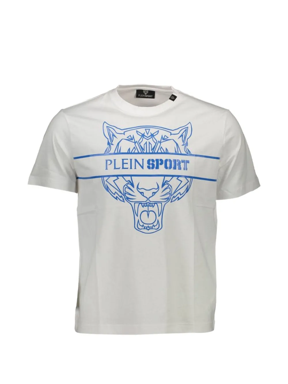 Plein Sport T-shirt met tijgerprint en logo-print Wit