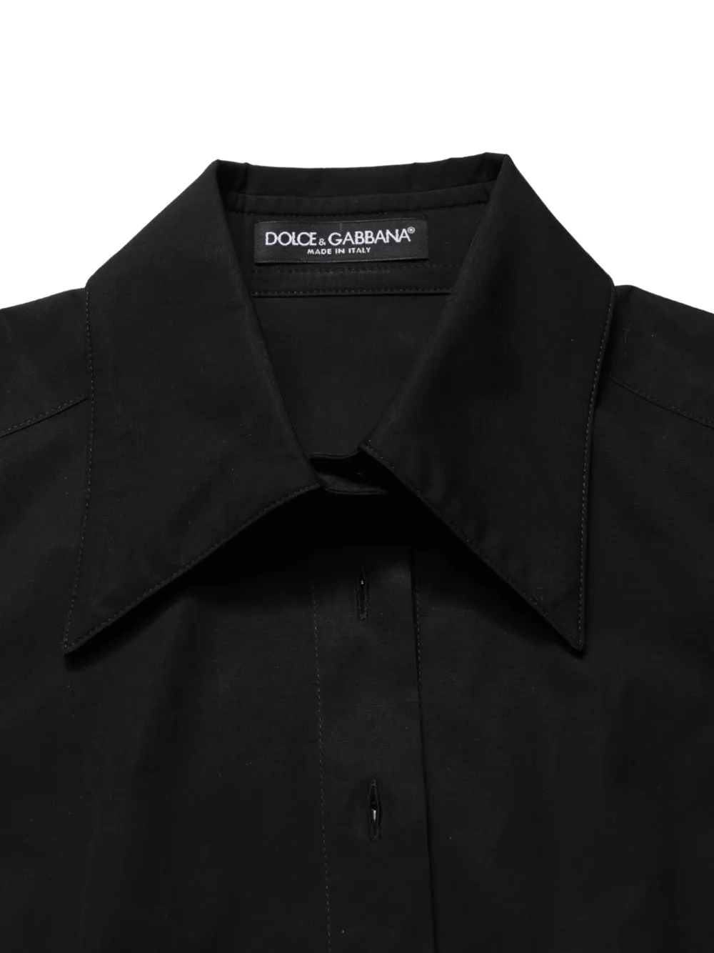 Dolce & Gabbana sleeveless collared blouse Zwart