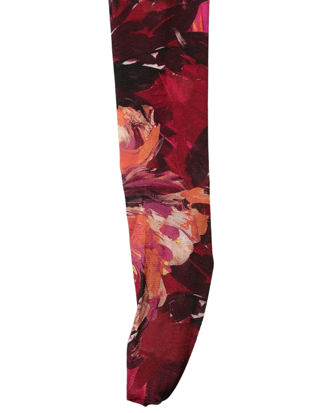 Dolce & Gabbana floral-print tights Rood