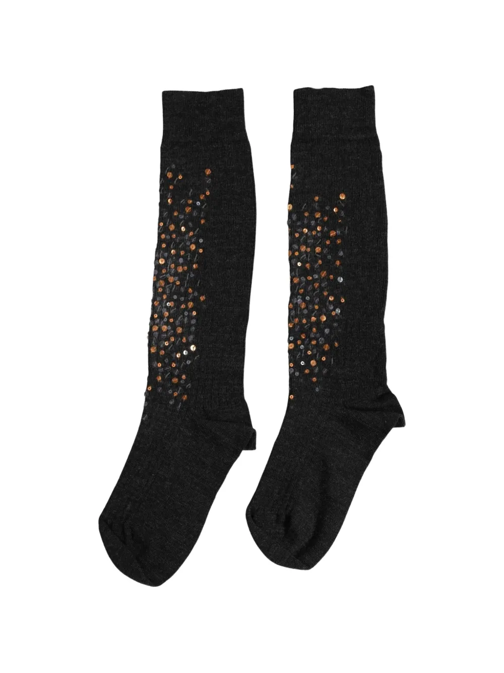 Dolce & Gabbana sequin-embellished wool socks Grijs