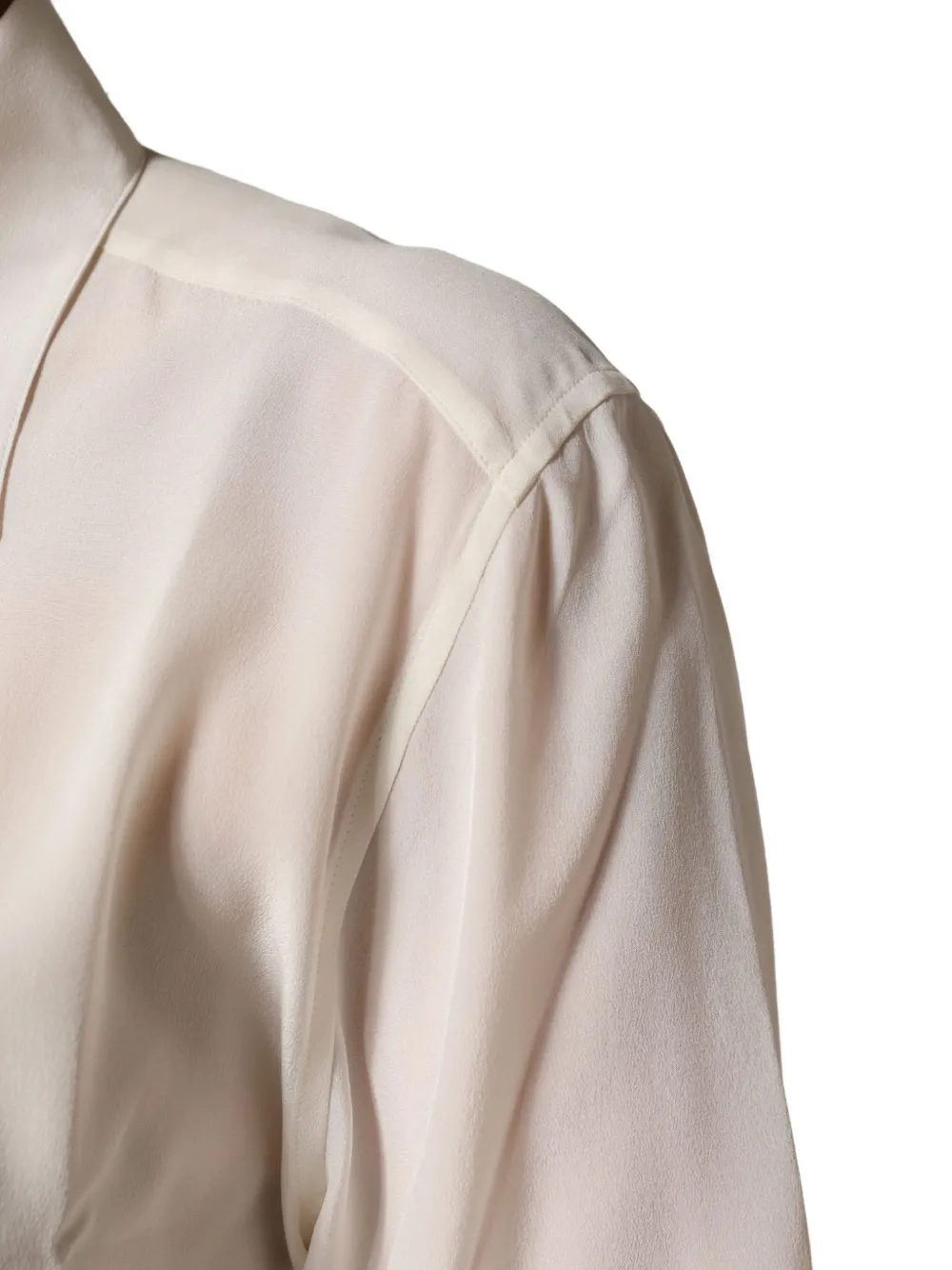 Dolce & Gabbana collared long-sleeve shirt Beige