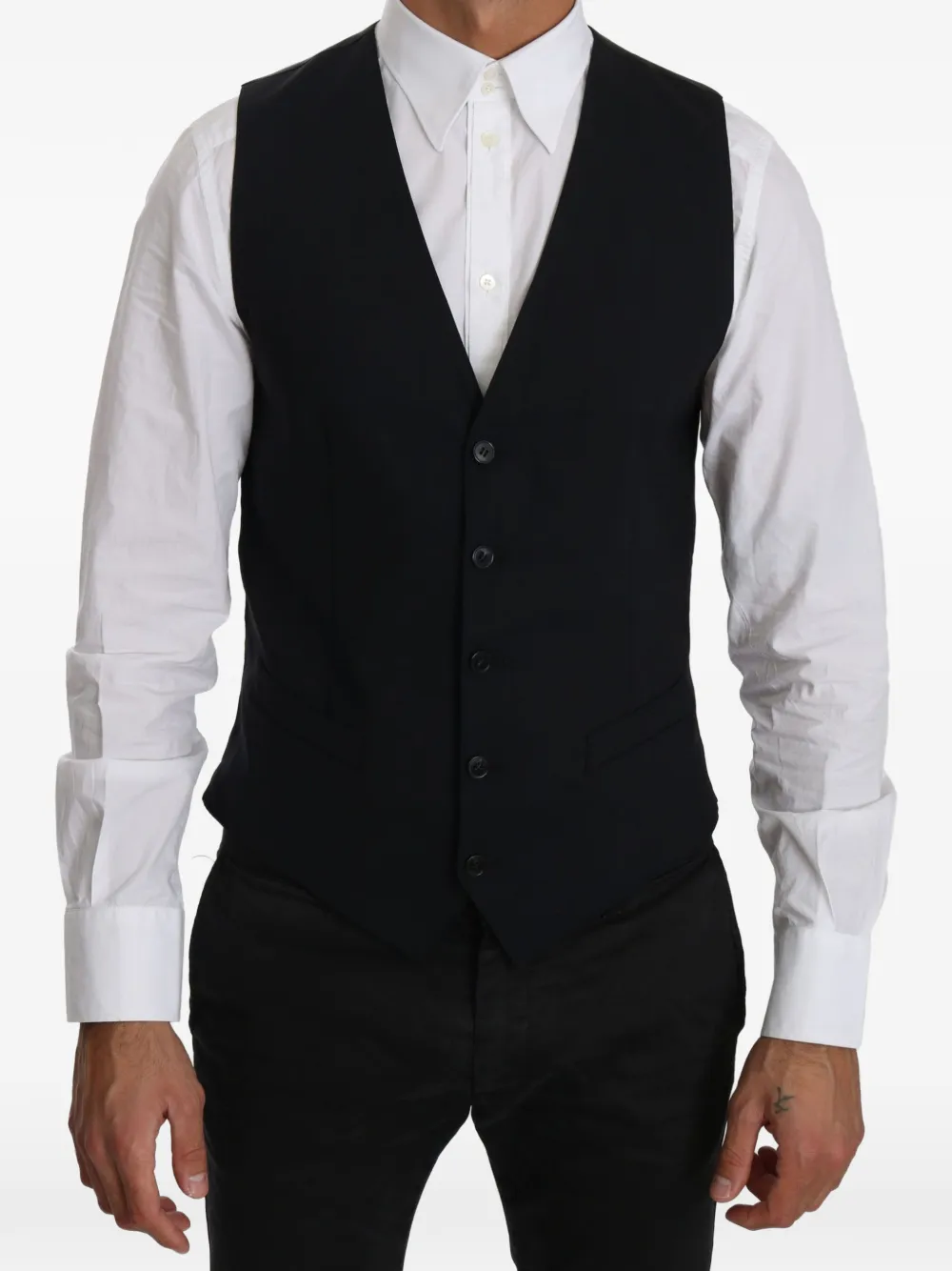 Dolce & Gabbana button-up waistcoat - Blue