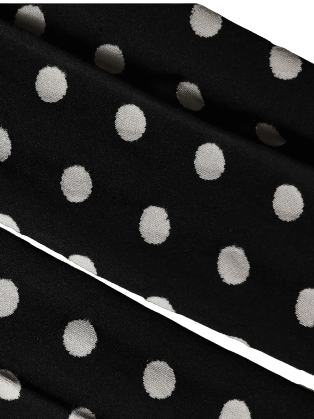 Dolce & Gabbana polka-dot fishnet tights Zwart