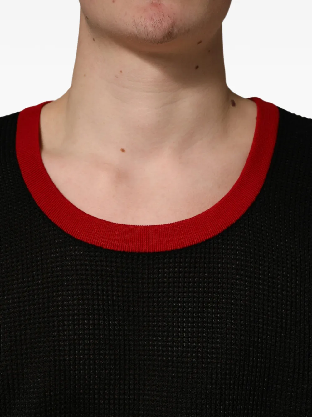 Dolce & Gabbana Gebreide spencer met ronde hals Zwart