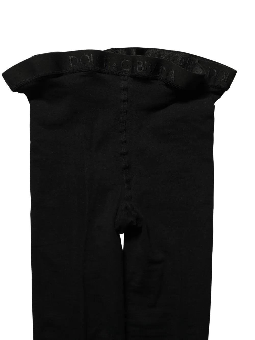 Dolce & Gabbana Panty met logo tailleband Zwart