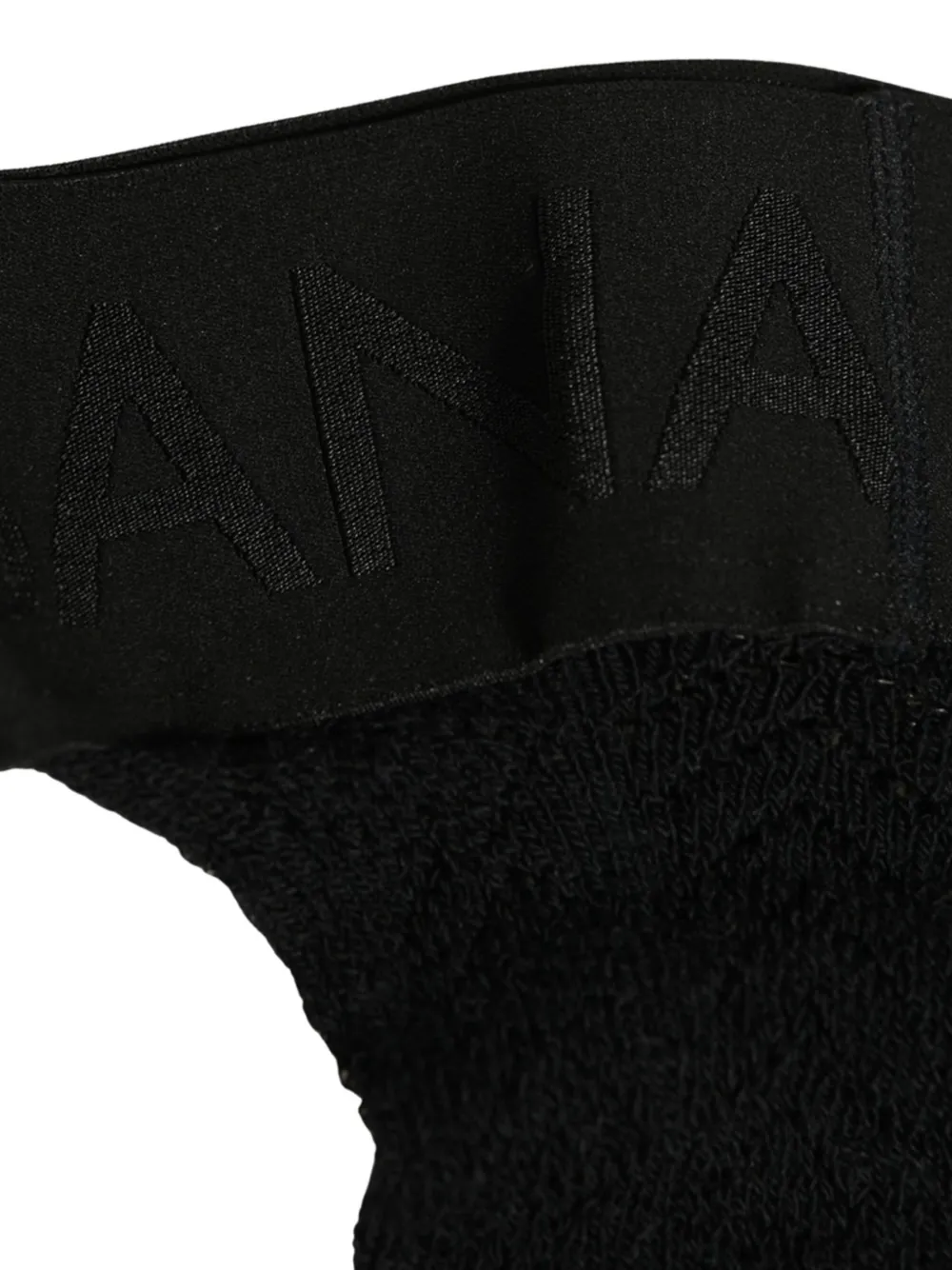 Dolce & Gabbana logo-jacquard wool socks Zwart