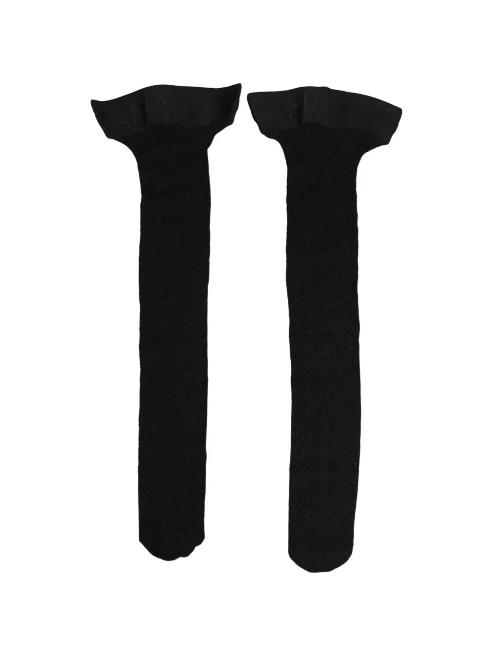 Dolce & Gabbana logo-jacquard wool socks Zwart