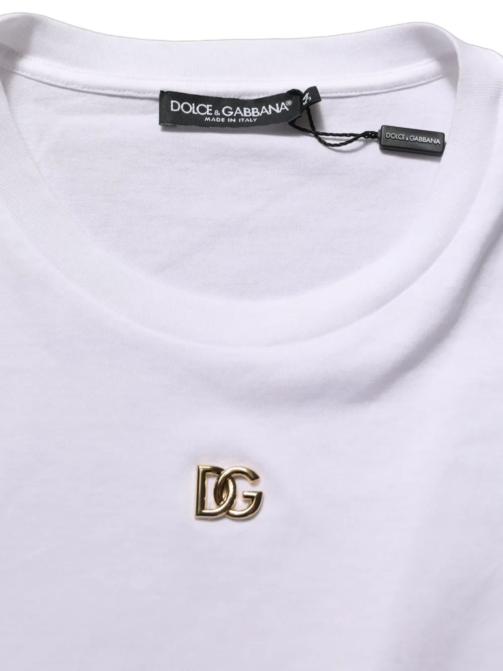 Dolce & Gabbana T-shirt met logo Wit