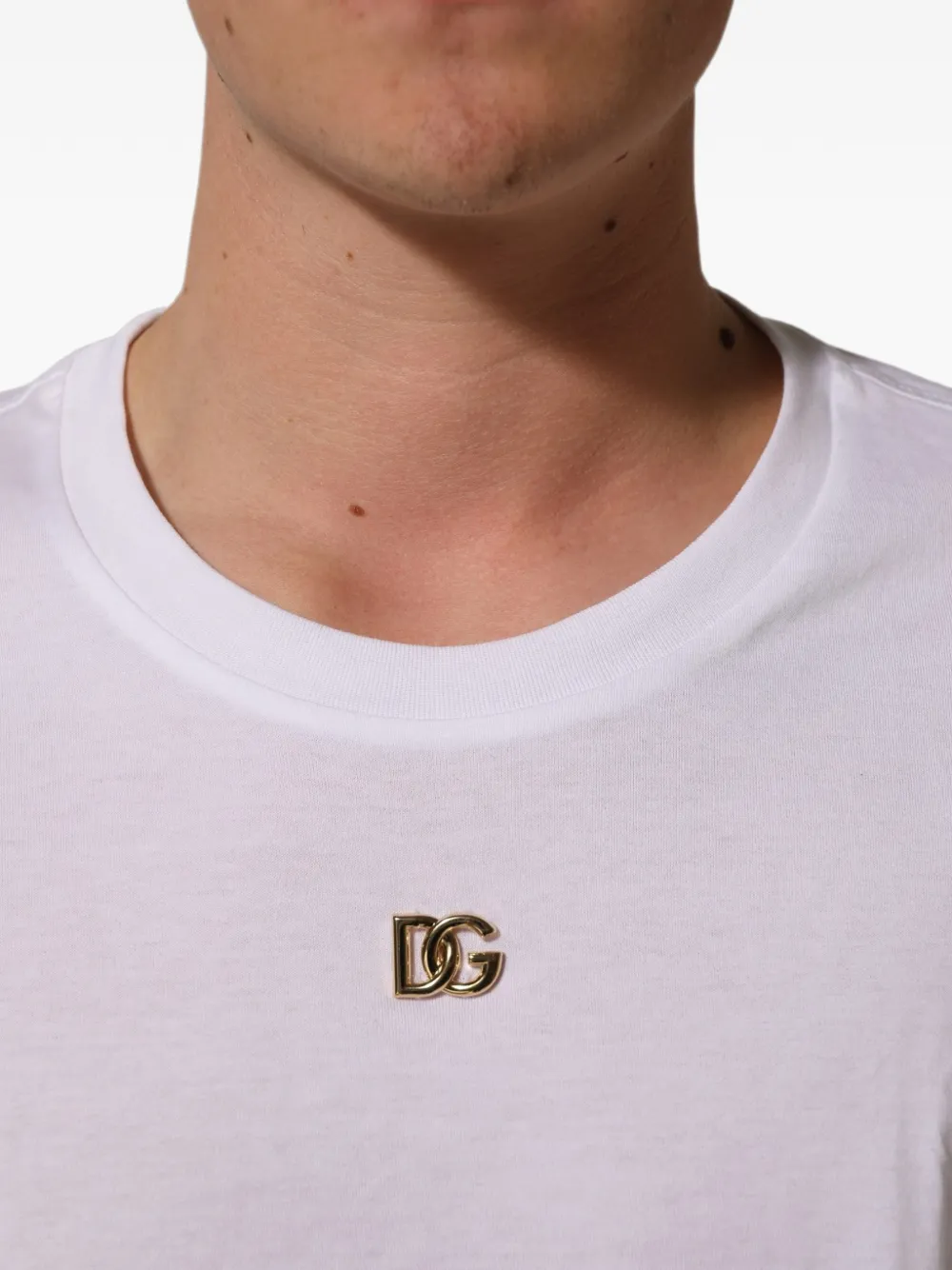 Dolce & Gabbana T-shirt met logo Wit