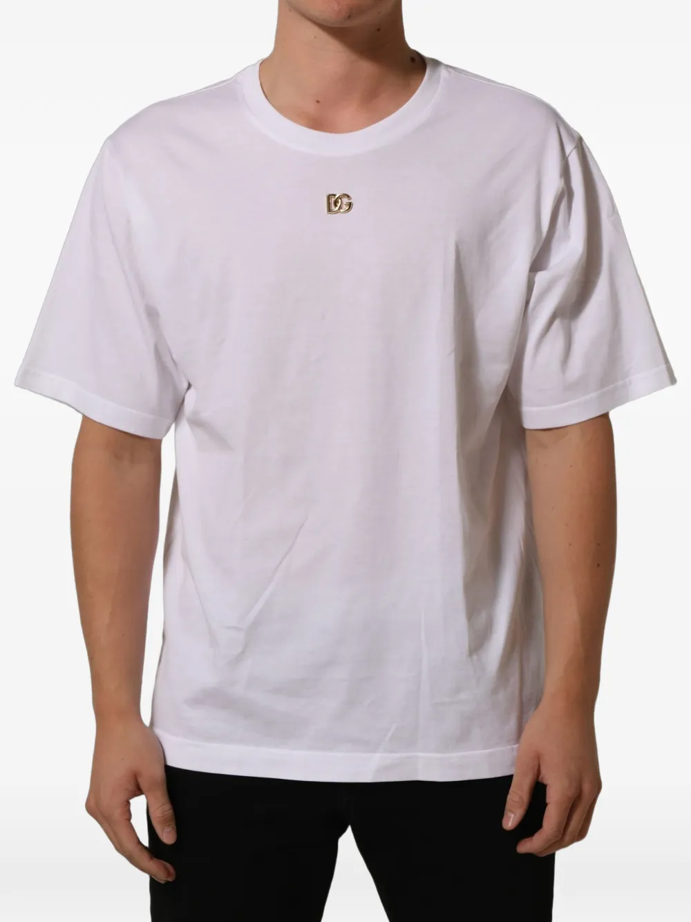 Dolce & Gabbana T-shirt met logo Wit