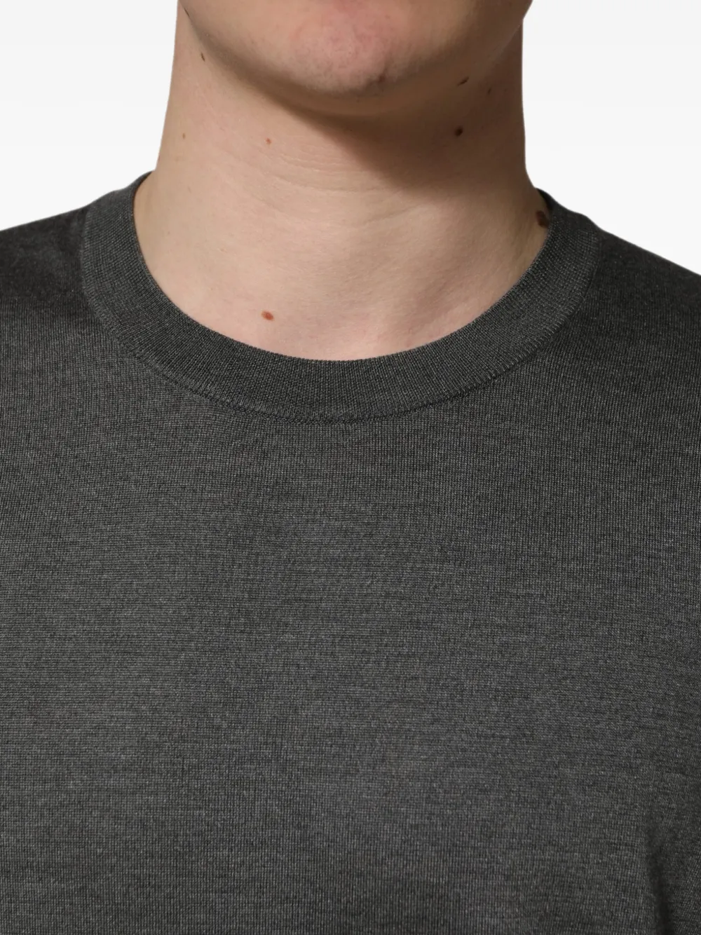 Dolce & Gabbana crew-neck long-sleeve sweater Grijs