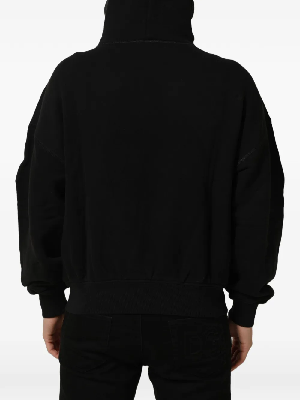 Dolce & Gabbana Milano 1984 hoodie met logo-print Zwart