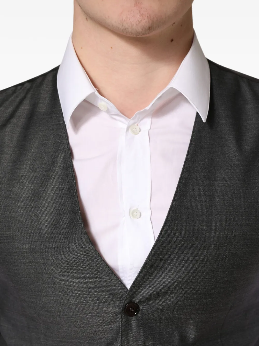 Dolce & Gabbana wool waistcoat Grijs