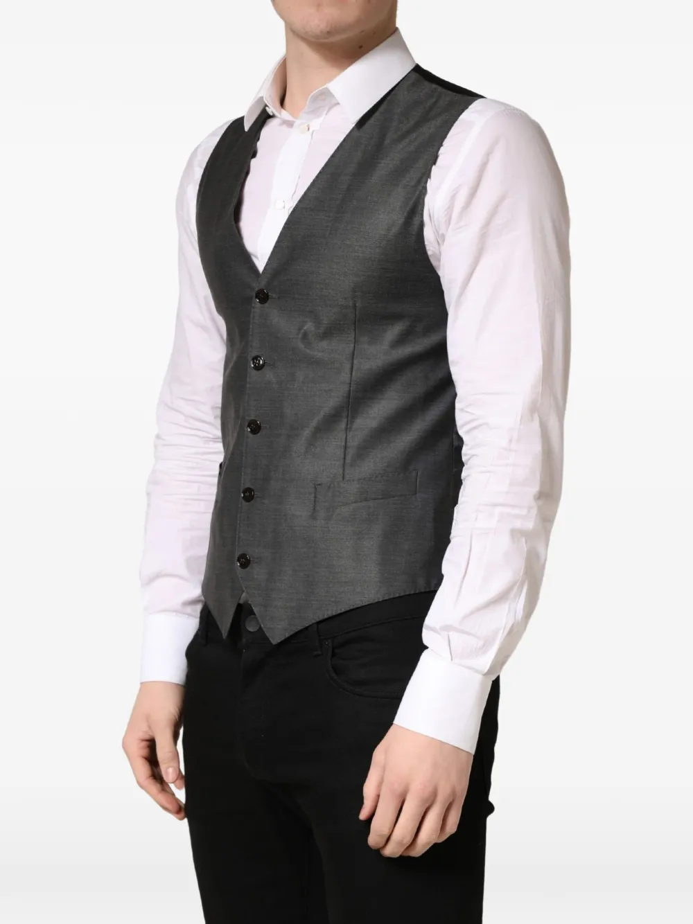Dolce & Gabbana wool waistcoat Grijs