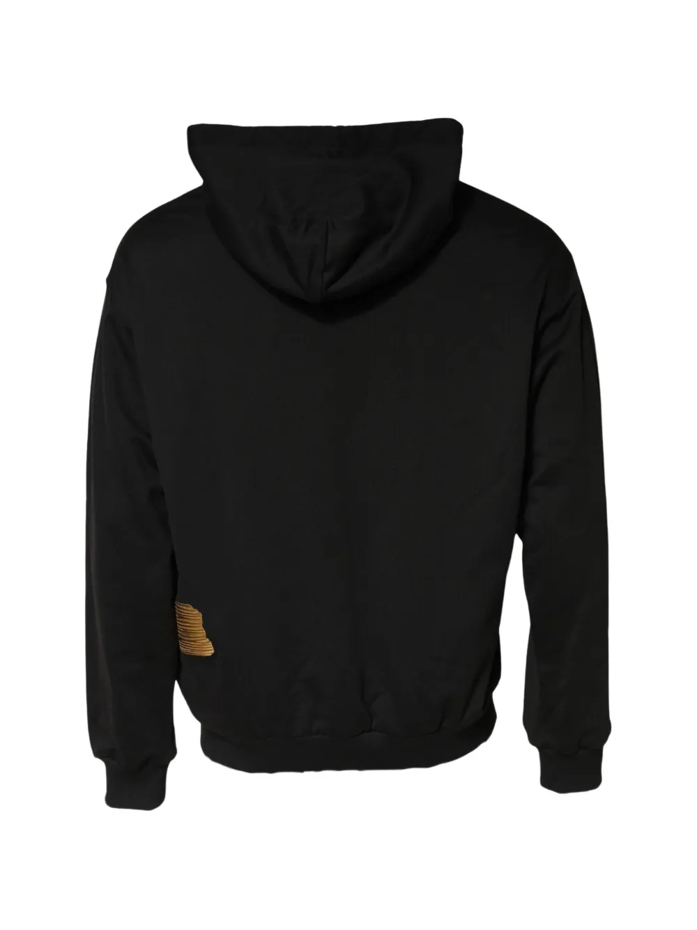 Dolce & Gabbana DG Logo foil-print hoodie Zwart