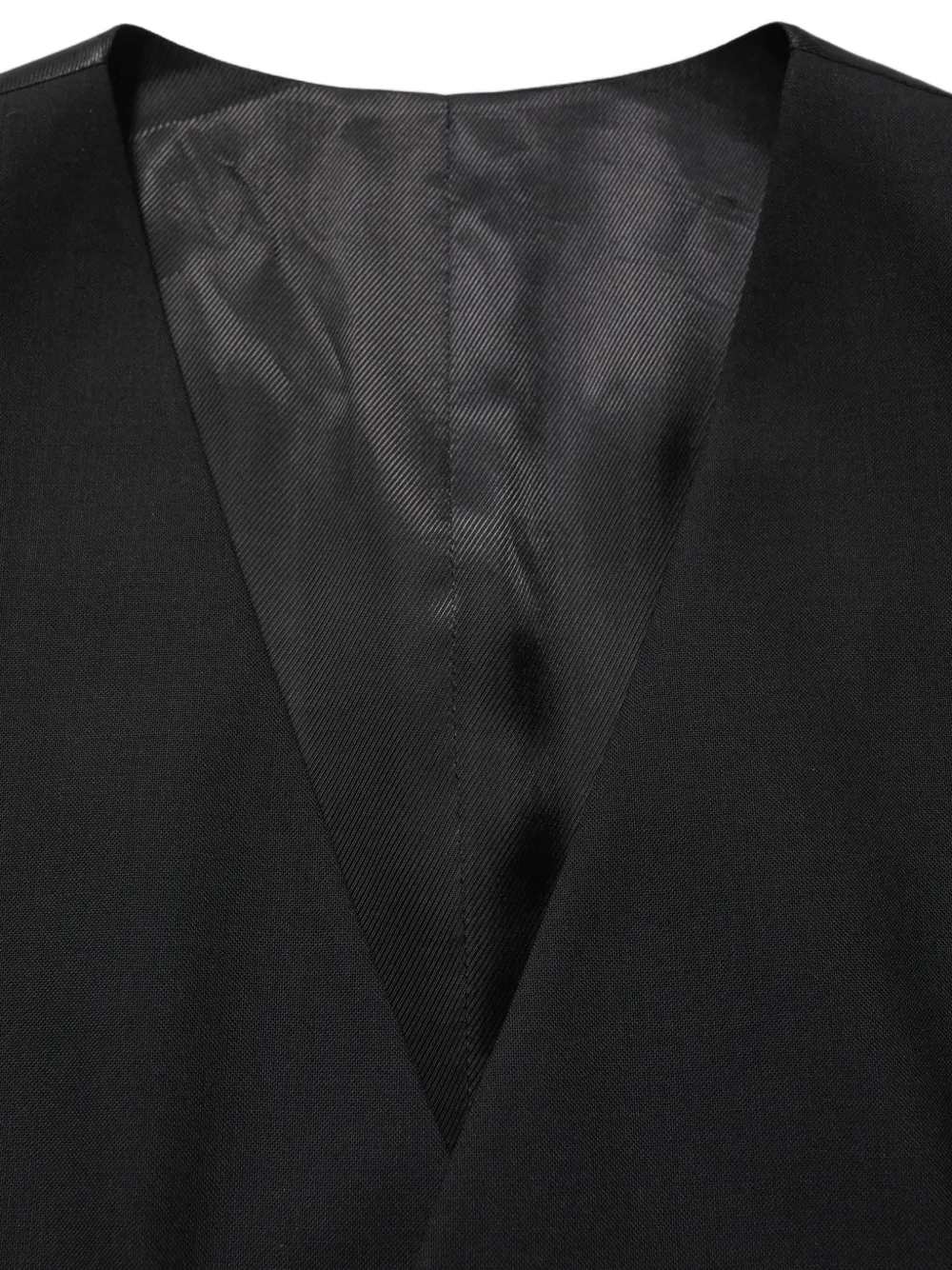 Dolce & Gabbana single-breasted wool waistcoat Zwart