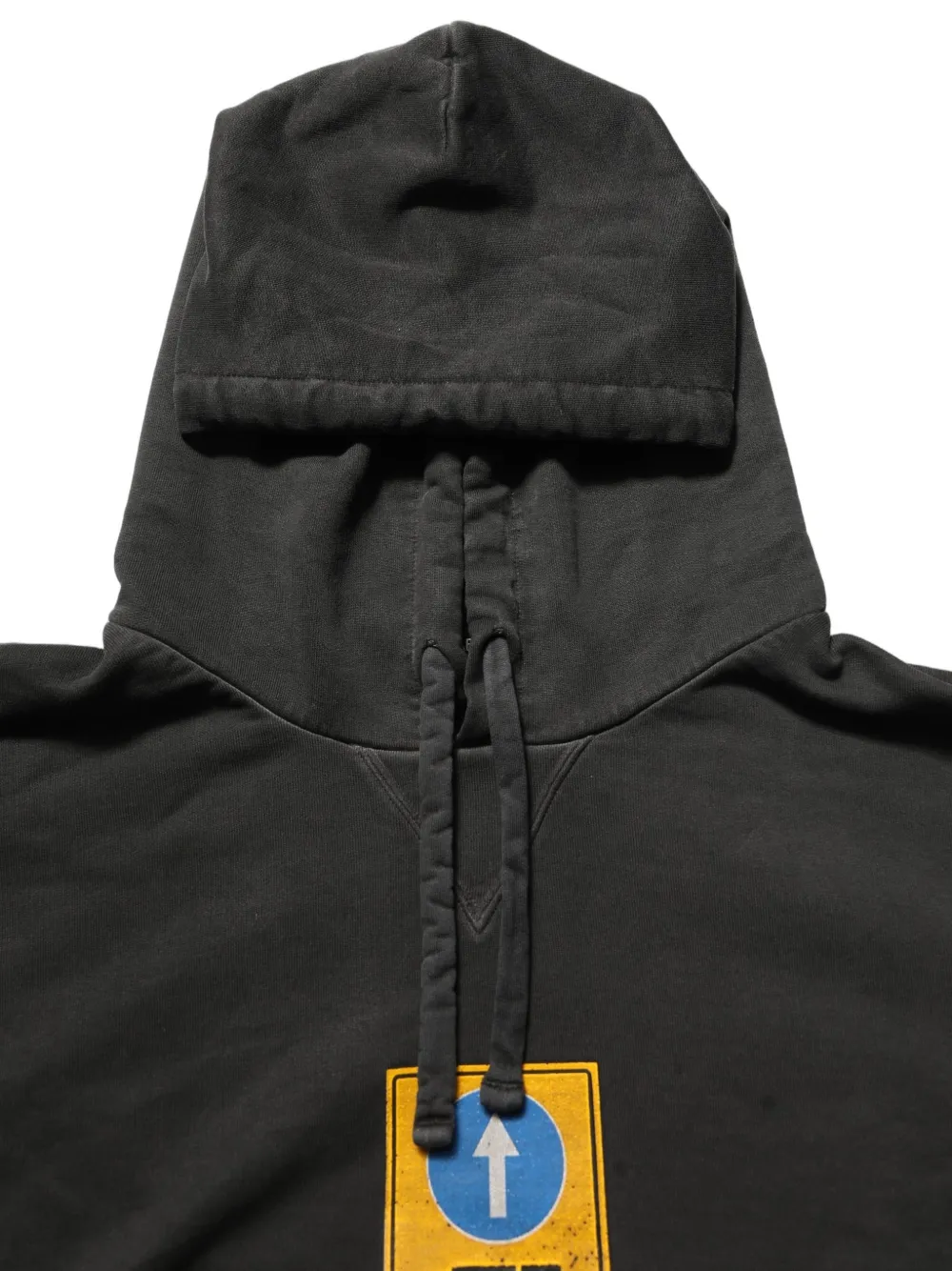 Dolce & Gabbana graphic-print oversized hoodie Zwart