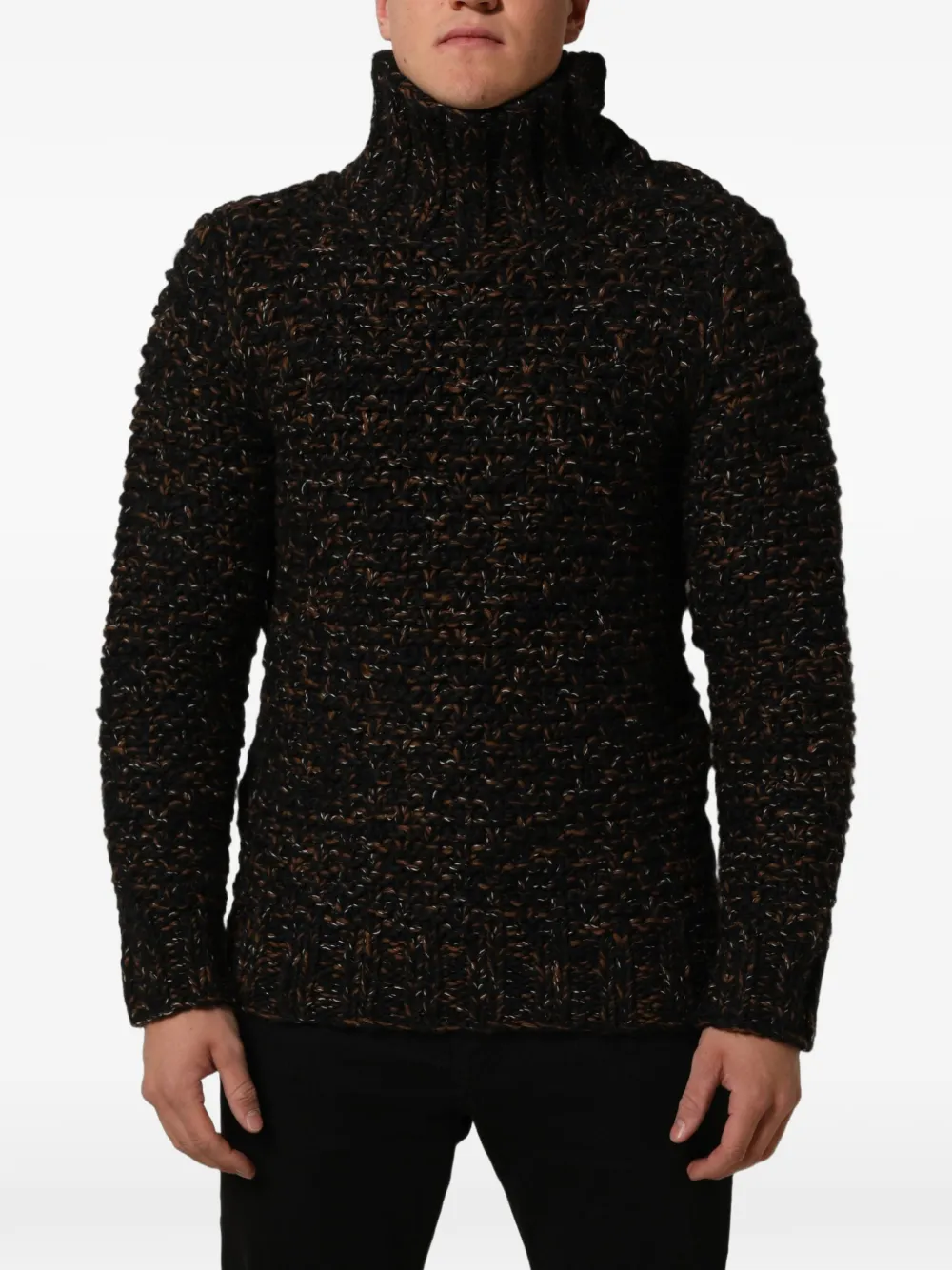Dolce & Gabbana chunky-knit wool sweater - Black