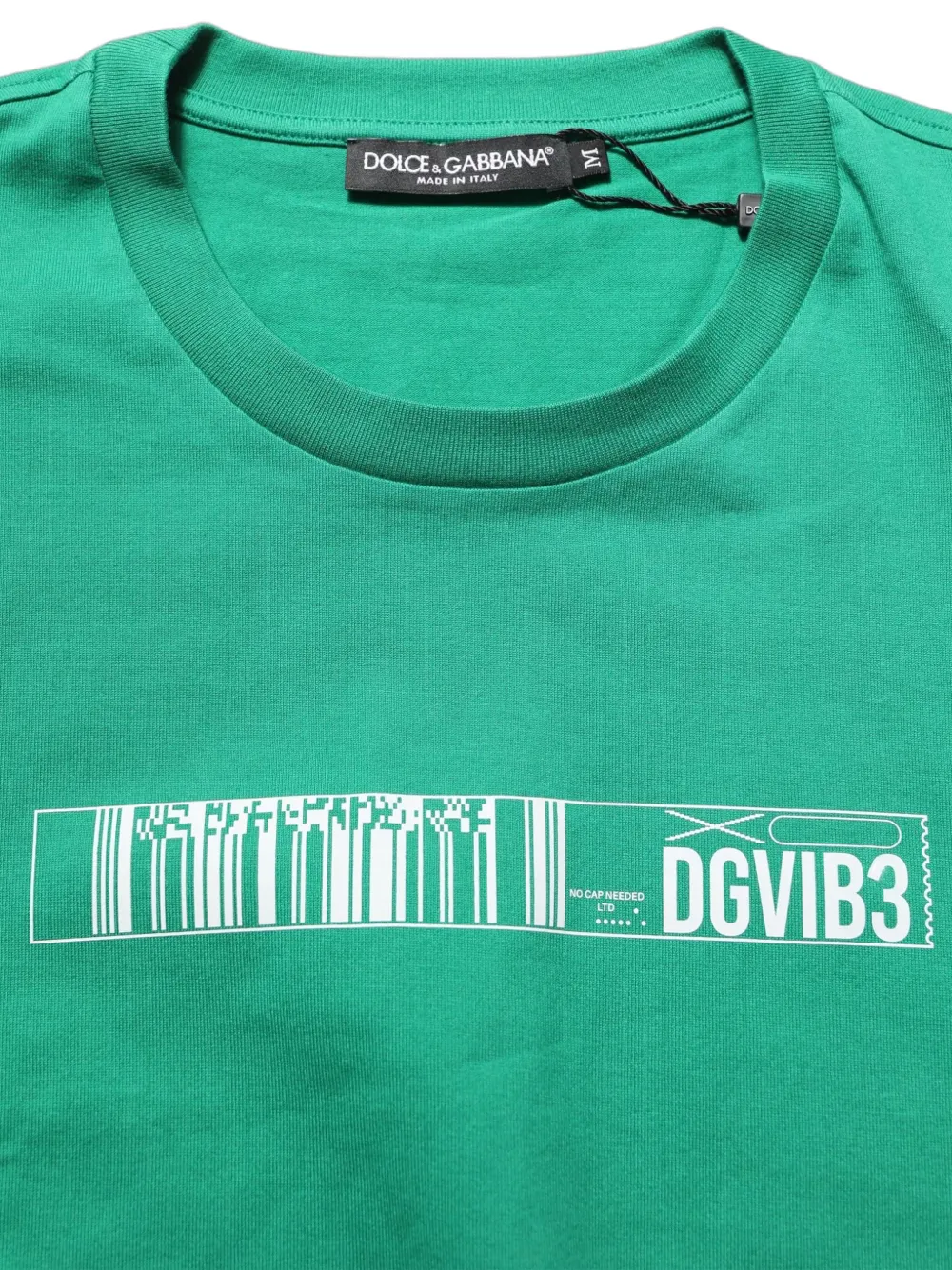 Dolce & Gabbana graphic-print T-shirt Groen