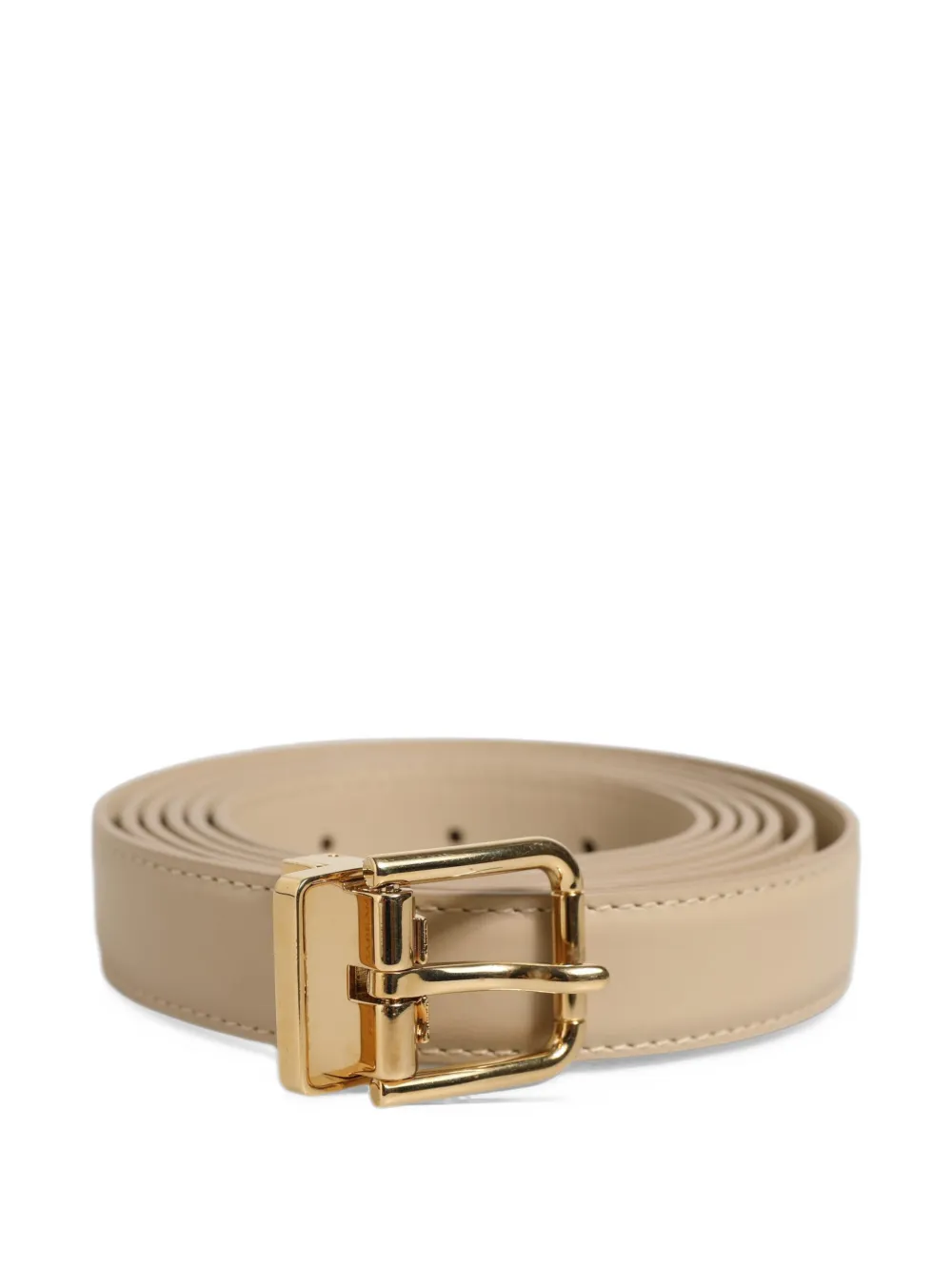 Dolce & Gabbana leather double-wrap belt - Toni neutri
