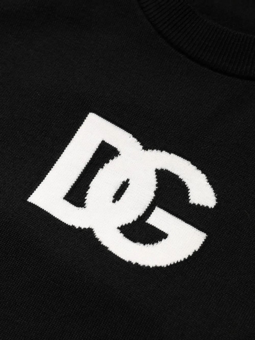 Dolce & Gabbana Sweater met DG-logo Zwart
