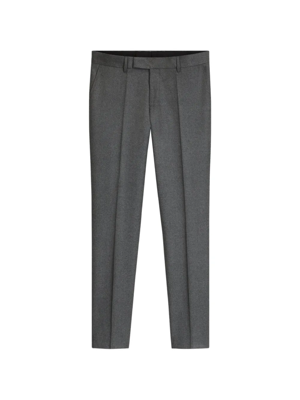 BOSS One slim-fit pants in melange virgin wool - Grigio