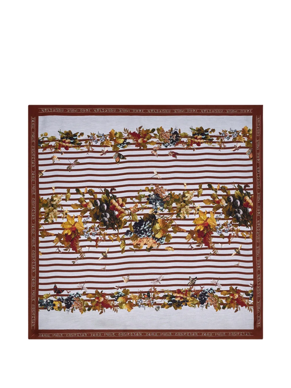 Jean Paul Gaultier Marinière Raisins sjaal Beige