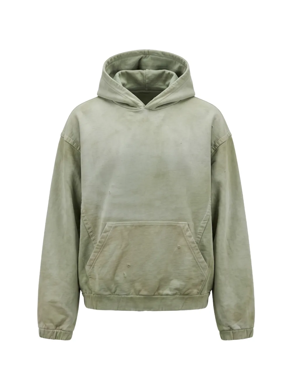 Paura Assenzio distressed hoodie - Green