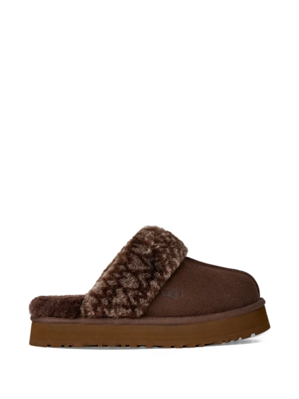 UGG Disquette printed slippers - Marrone