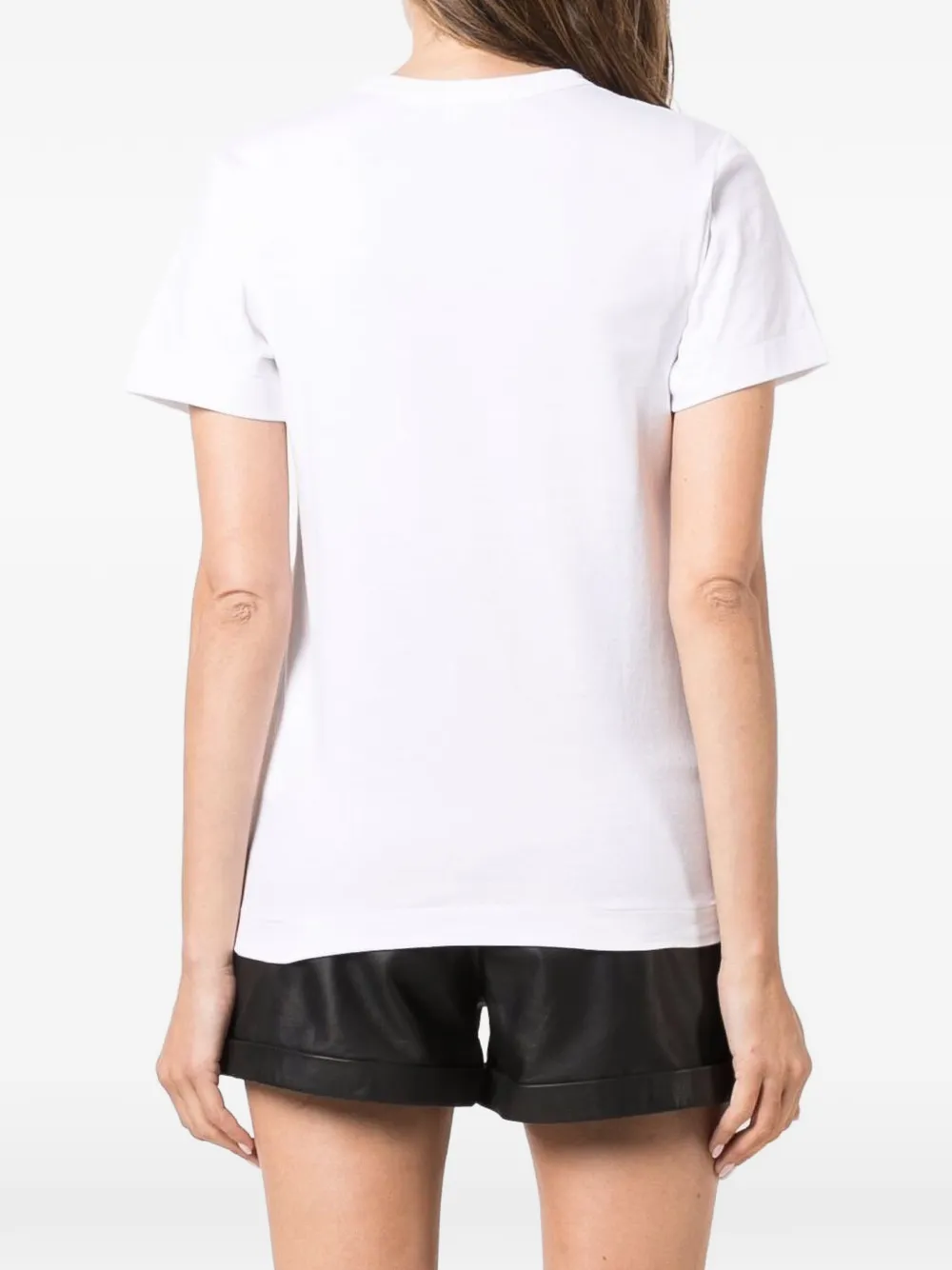 Comme Des Garçons T-shirt met patch Wit