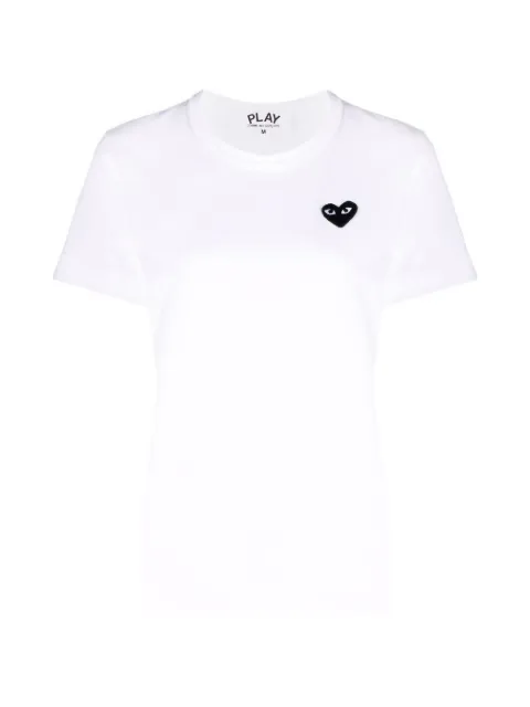 Comme Des Garçons heart-patch T-shirt
