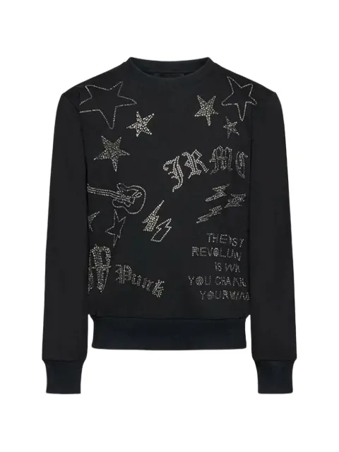 John Richmond Junior rhinestone-embellished sweatshirt