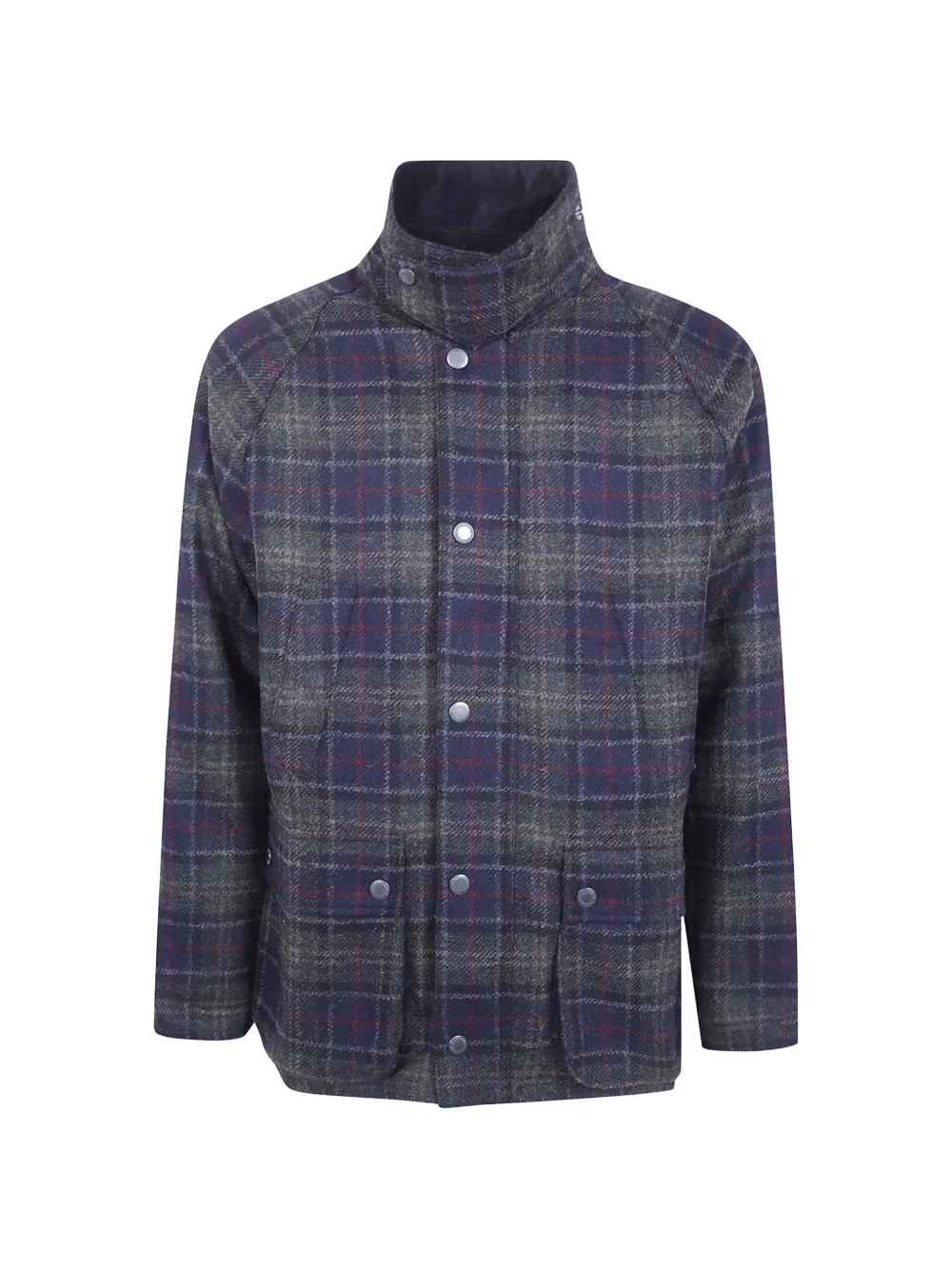 Barbour tartan Bedale wool jacket - Blu