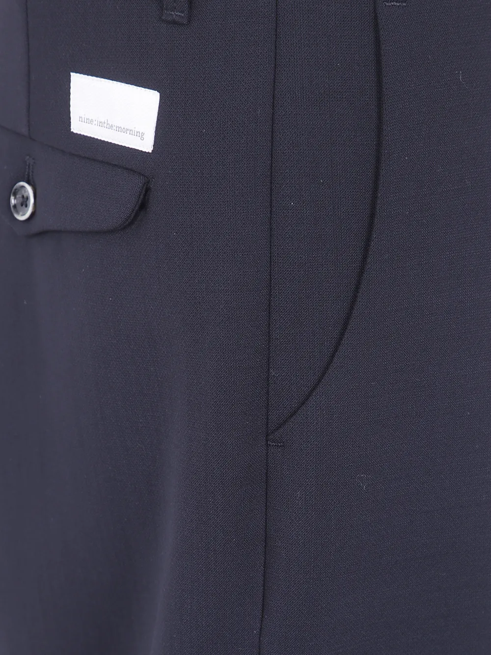 Nine In The Morning Straight wollen broek Blauw