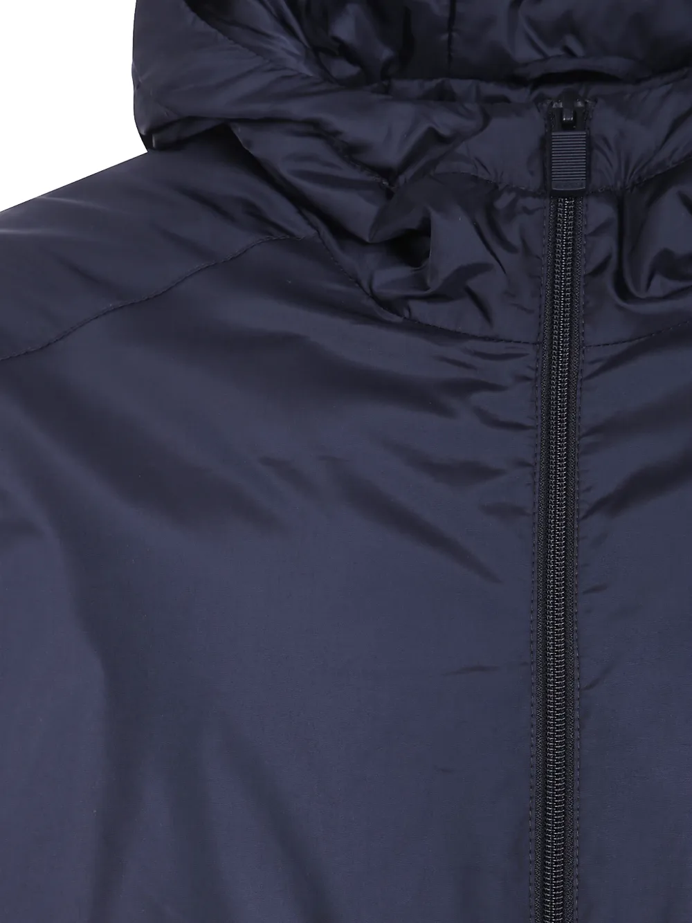 ASPESI hooded zip-up jacket Blauw