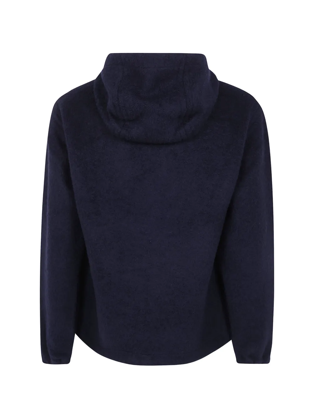 ASPESI Hoodie met capuchon en rits Blauw