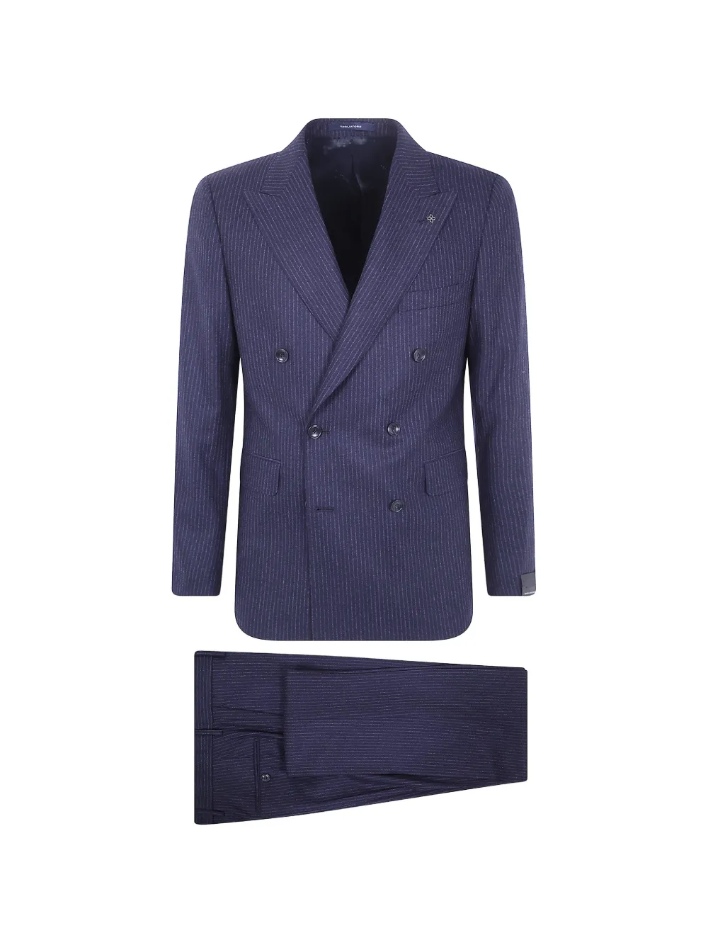 Tagliatore pinstripe double-breasted suit - Blu