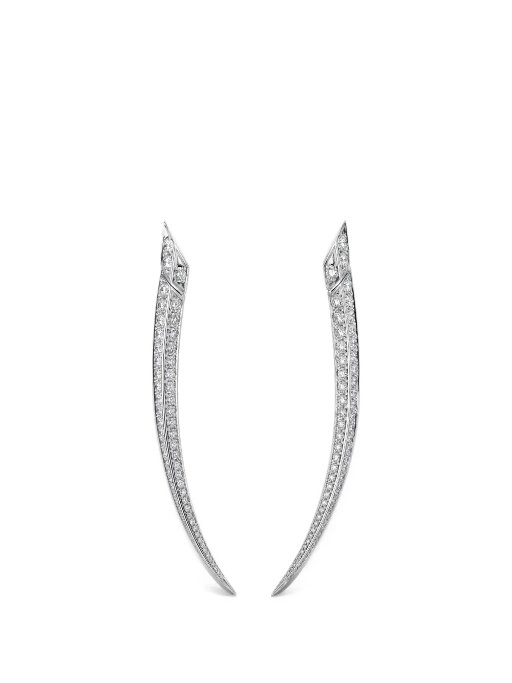 Shaun Leane Sabre diamond earrings - Argento