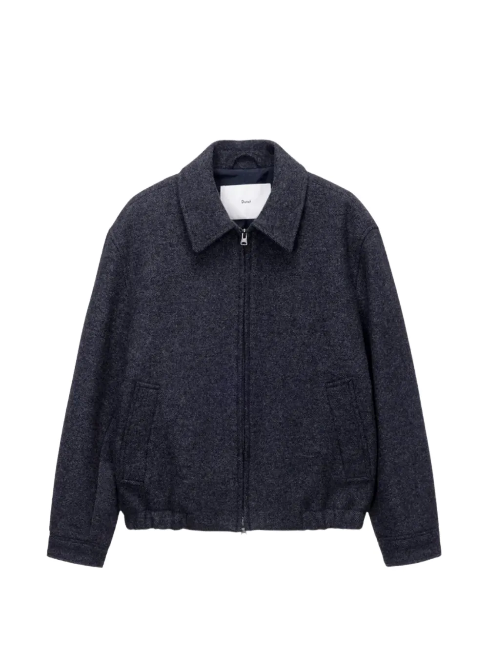 DUNST zip-up long-sleeve bomber jacket - Grey