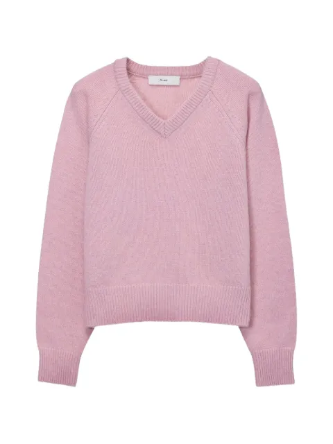 DUNST ribbed V-neck sweater