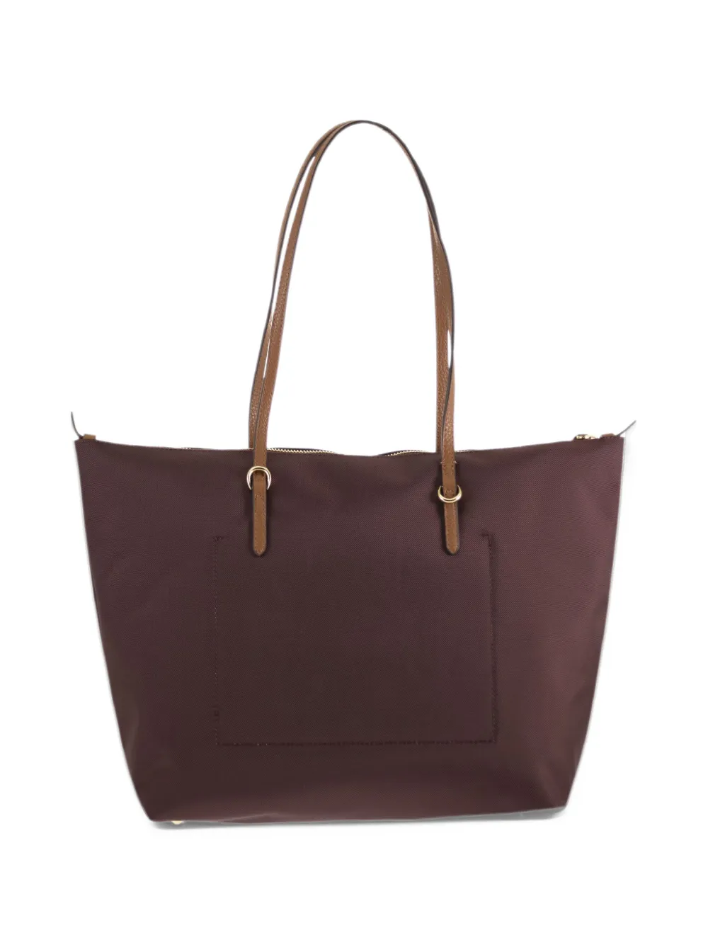 Lauren Ralph Lauren large Keaton logo-plaque tote bag Rood