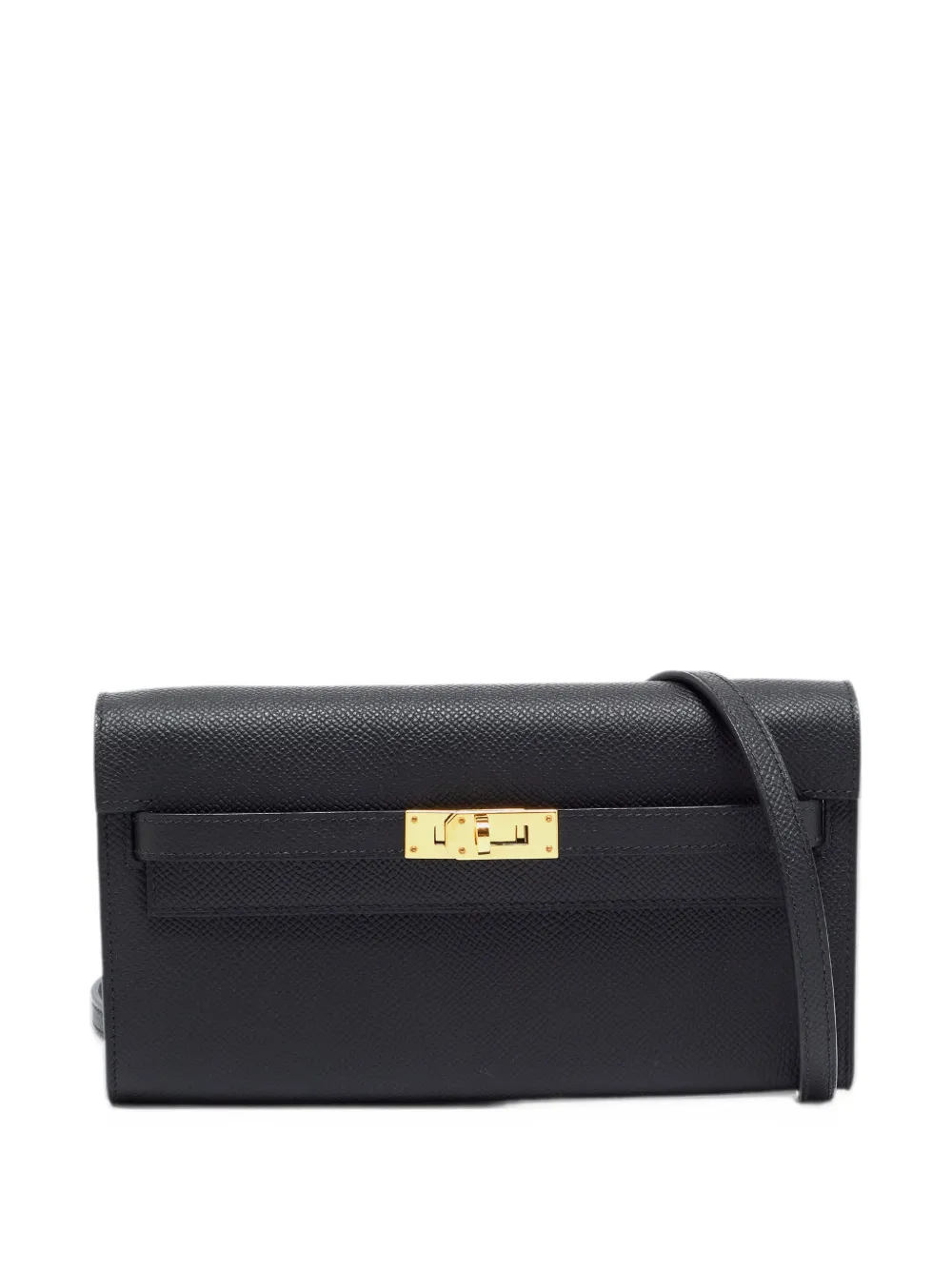 Hermès Pre-Owned 2024 Kelly To Go turn-lock crossbody bag - Nero