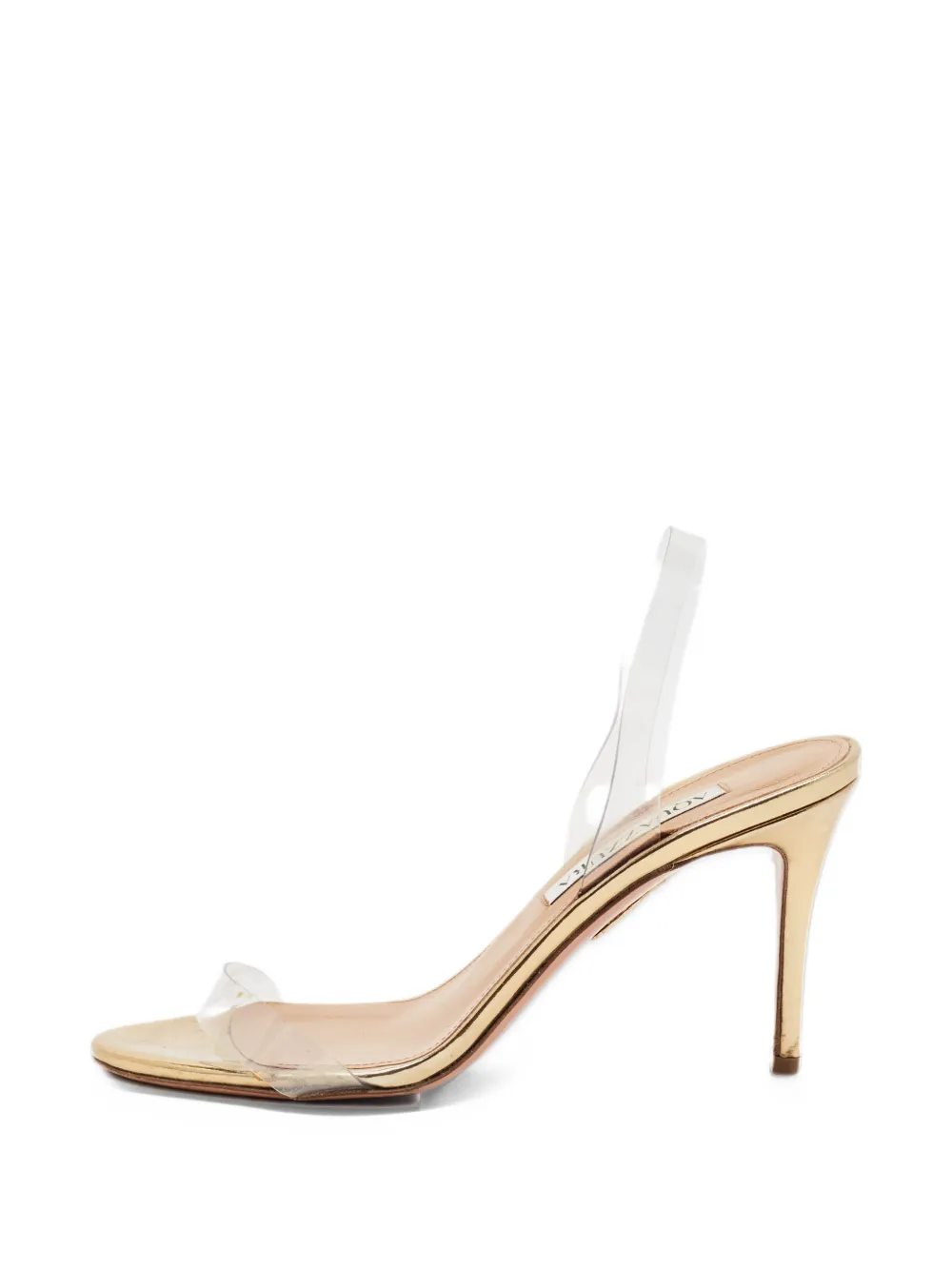 Aquazzura So Nude PVC sandals - Gold