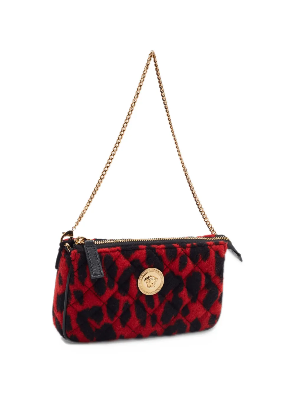 Versace Pre-Owned Kleine Medusa gewatteerde pochette Rood