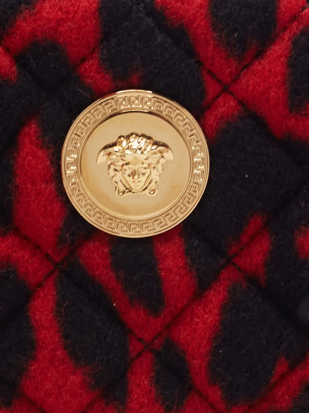 Versace Pre-Owned Kleine Medusa gewatteerde pochette Rood